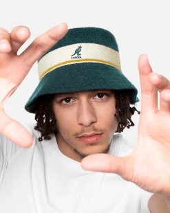 Clearance Kangol Bermuda Stripe Bucket