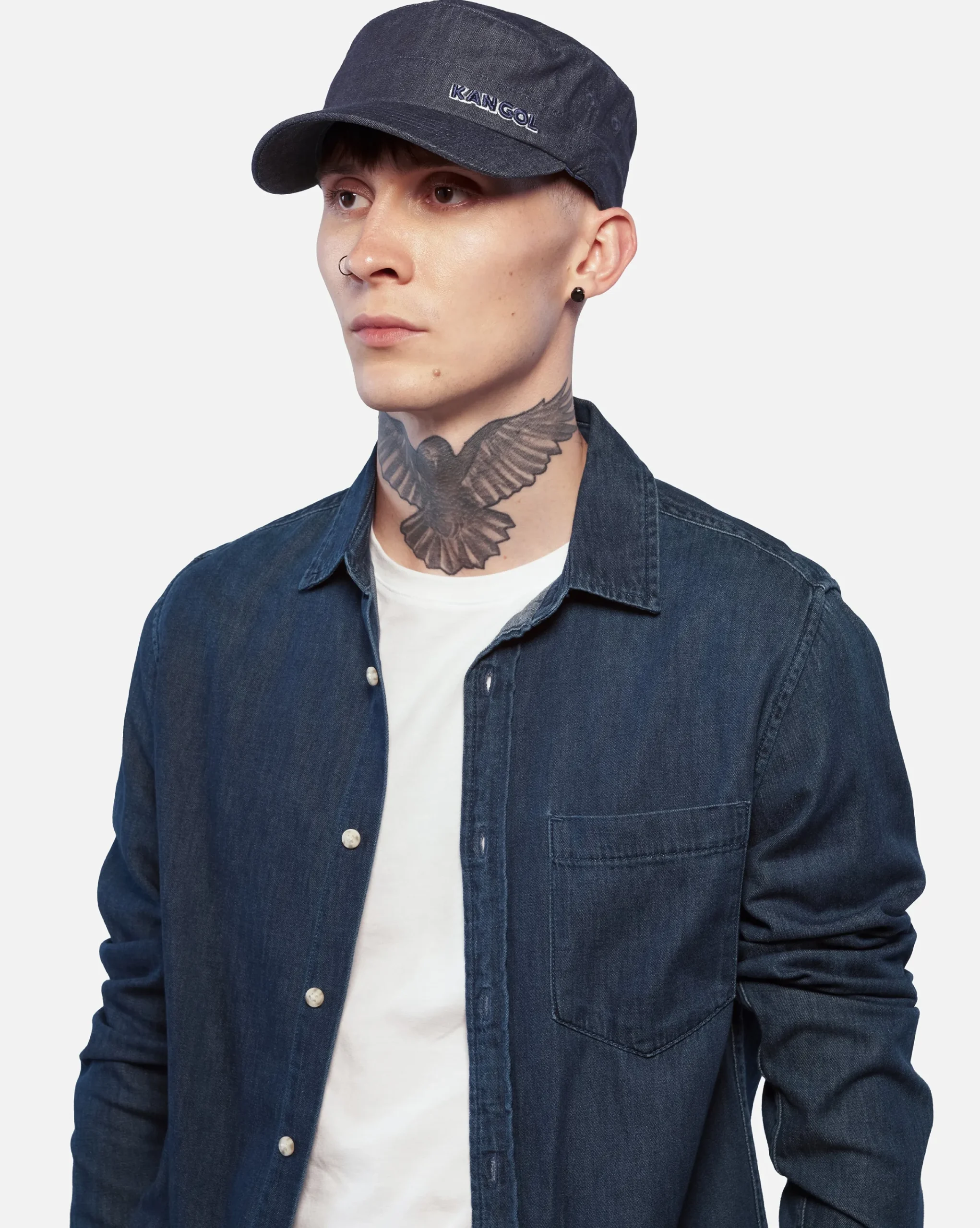 Hot Kangol Denim FlexFit® Army Cap