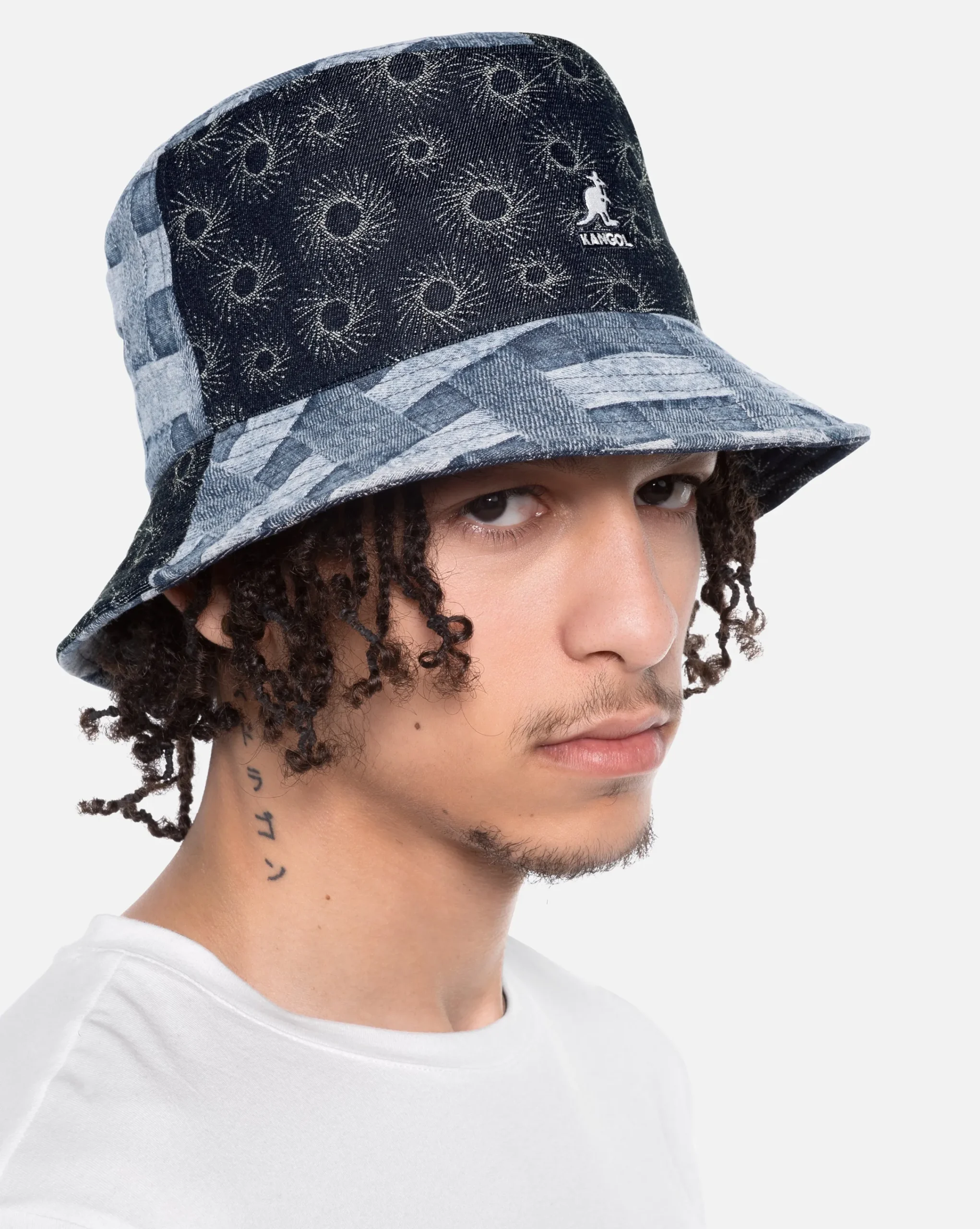 Clearance Kangol Denim Mashup Bucket