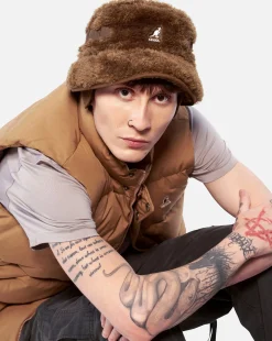 Clearance Kangol Faux Shearling Utility Bucket