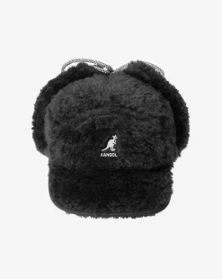 Outlet Kangol Faux Shearling Utility Flap Cap