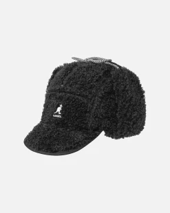 Outlet Kangol Faux Shearling Utility Flap Cap