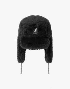 Outlet Kangol Faux Shearling Utility Flap Cap