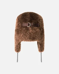 Outlet Kangol Faux Shearling Utility Flap Cap