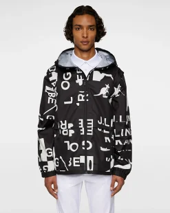 Online Kangol x J.Lindeberg All Gear Outerwear JL Kangol Black White L