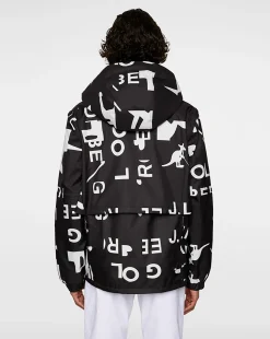 Online Kangol x J.Lindeberg All Gear Outerwear JL Kangol Black White L
