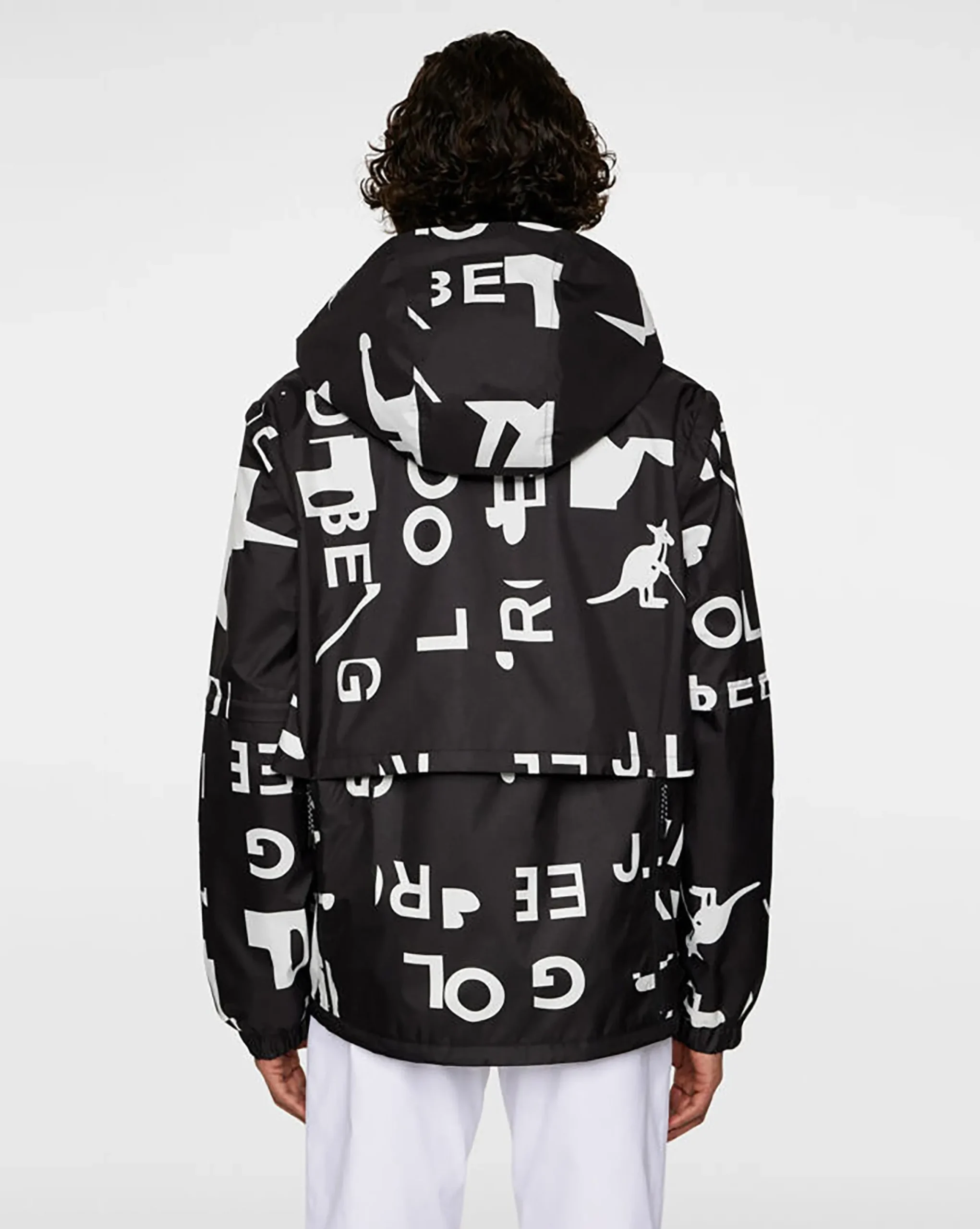 Online Kangol x J.Lindeberg All Gear Outerwear JL Kangol Black White L