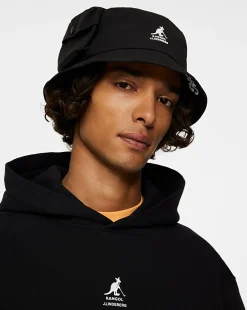 Kangol x J.Lindeberg Banks Packable Bucket Hat Black