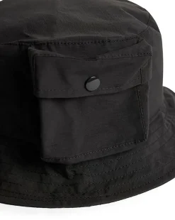 Kangol x J.Lindeberg Banks Packable Bucket Hat Black