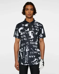 Discount Kangol x J.Lindeberg Miro Print Polo