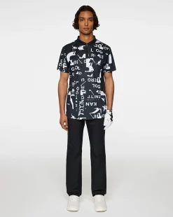 Discount Kangol x J.Lindeberg Miro Print Polo