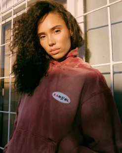 Best Kangol x NGO Hooded Sweatshirt Brick