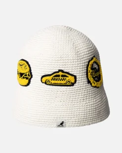 Discount Kangol NY Crochet Hat White