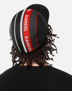 Kangol Tropic Game Stripe Spacecap Black