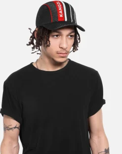 Kangol Tropic Game Stripe Spacecap Black